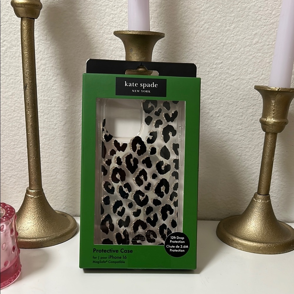Kate Spade Leopard Print iPhone 16 Case